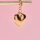 Gold Heart Charm With Spring Clip Charm with Spring Clip Mure + Grand 