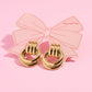 Gold Knot Statement Earrings Earrings mure + grand 