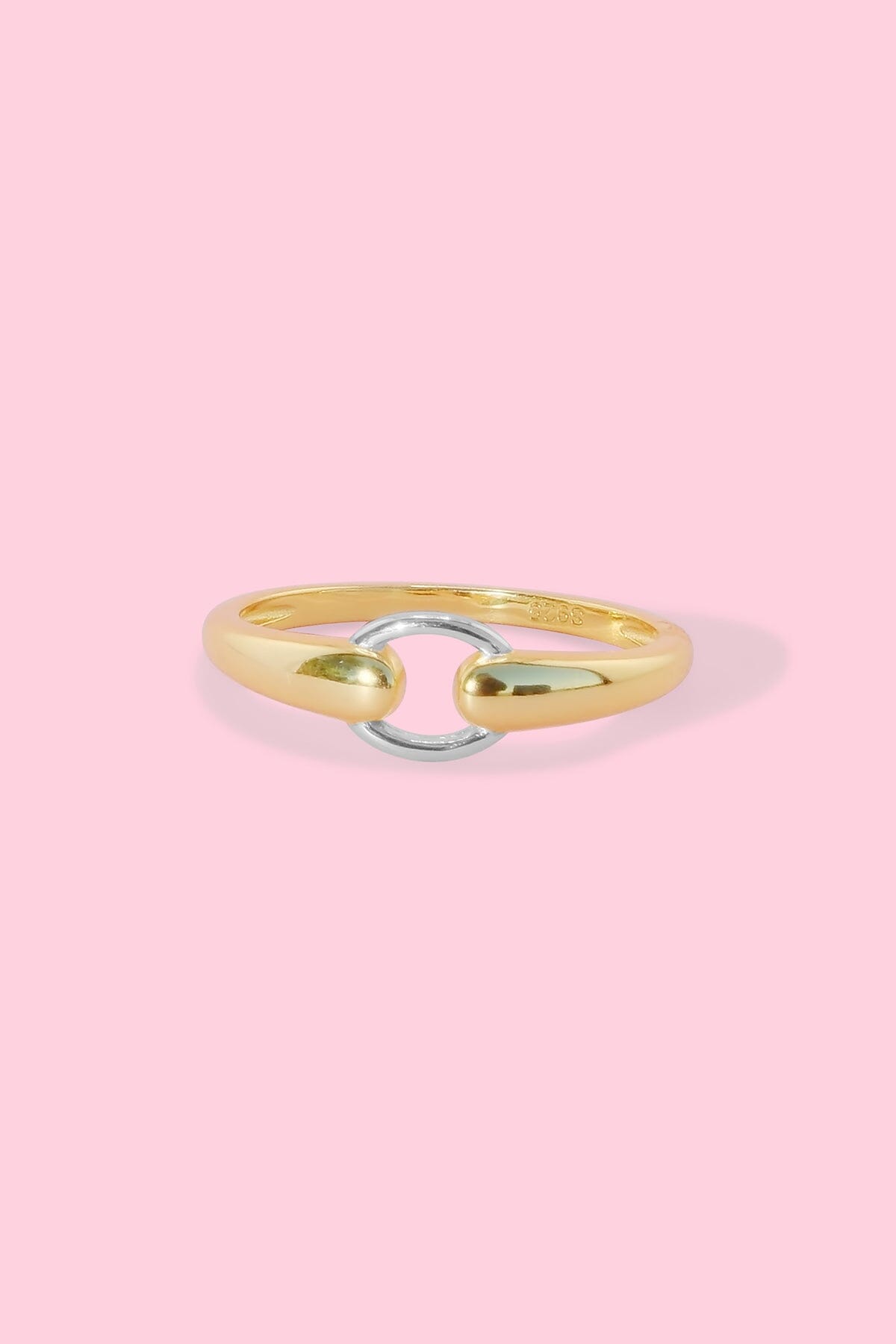Gold & Silver Mixed Sterling Silver RingMure + Grand