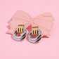 Gold&Silver Knot Statement Earrings Earrings mure + grand 