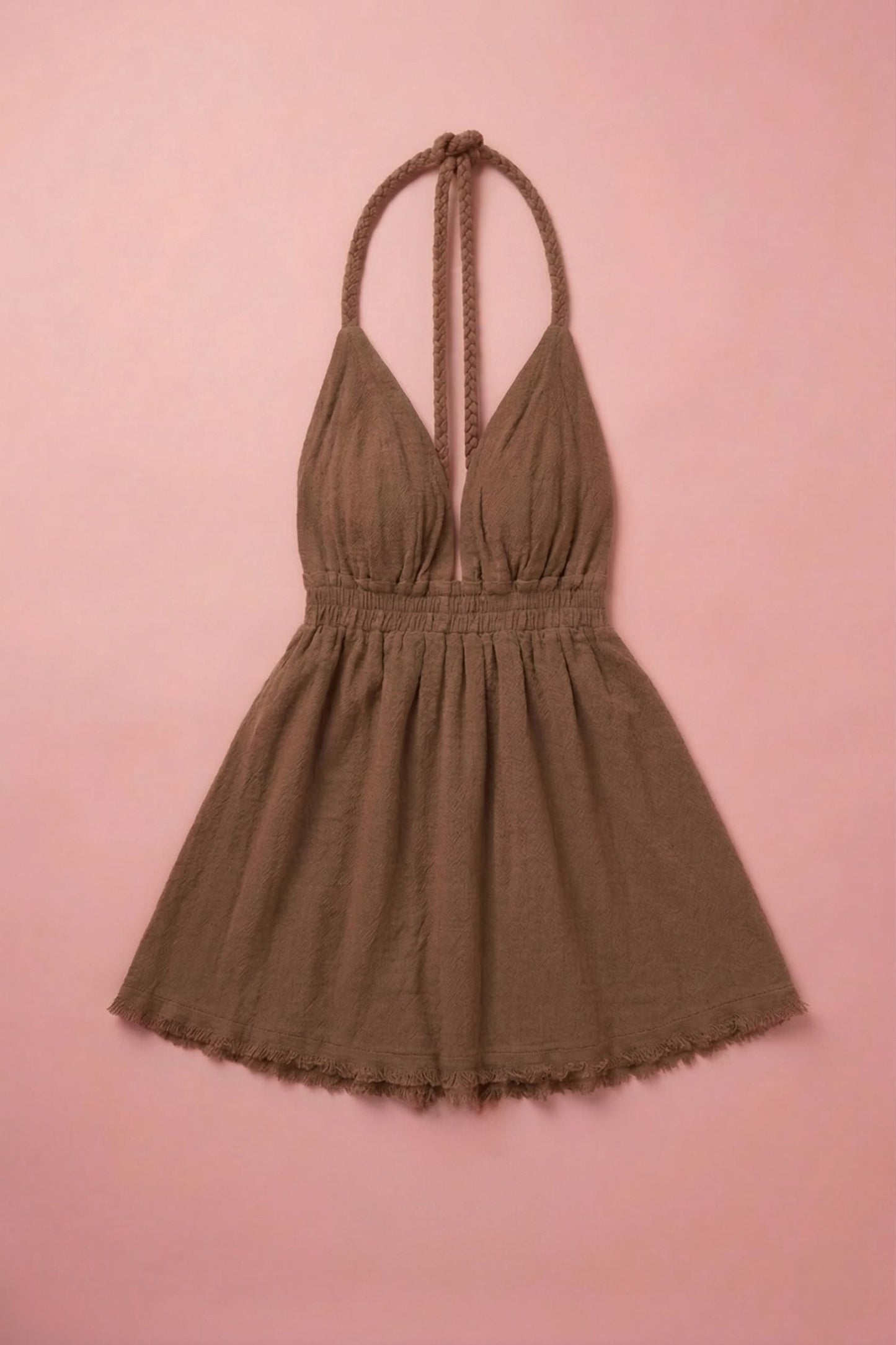 Harper Braid Mini Dress Clothing Mure + Grand 