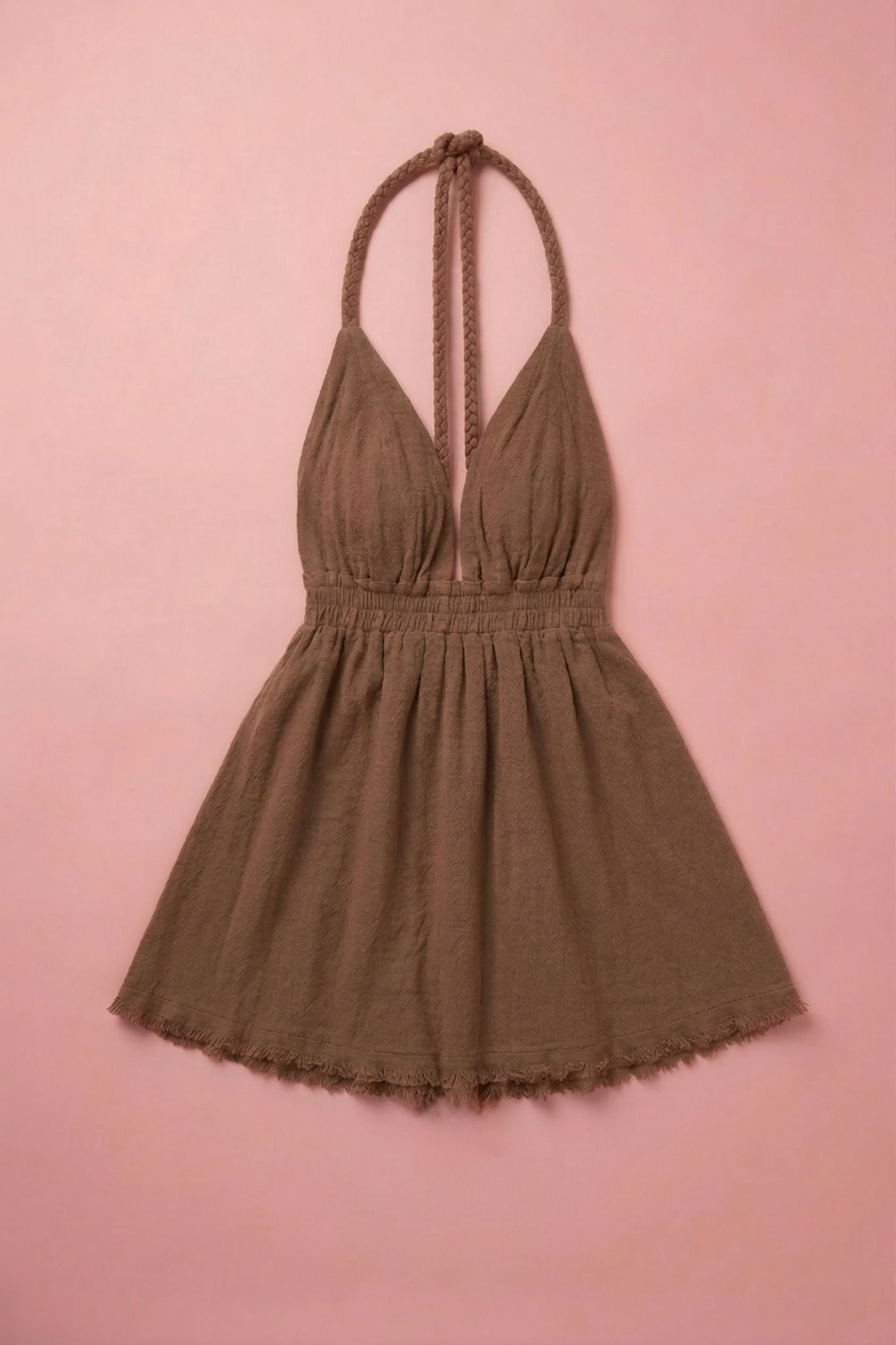 Harper Braid Mini Dress Clothing Mure + Grand 