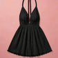 Harper Braid Mini Dress Clothing Mure + Grand Black One size 