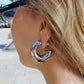 Hazel Thick Hoop Earrings Earring mure + grand 