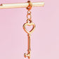 Heart Key Charms With Spring Clip Charm with Spring Clip Mure + Grand 