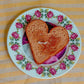 Heart-Shaped Toast Candle Candle The Wednesday Co 