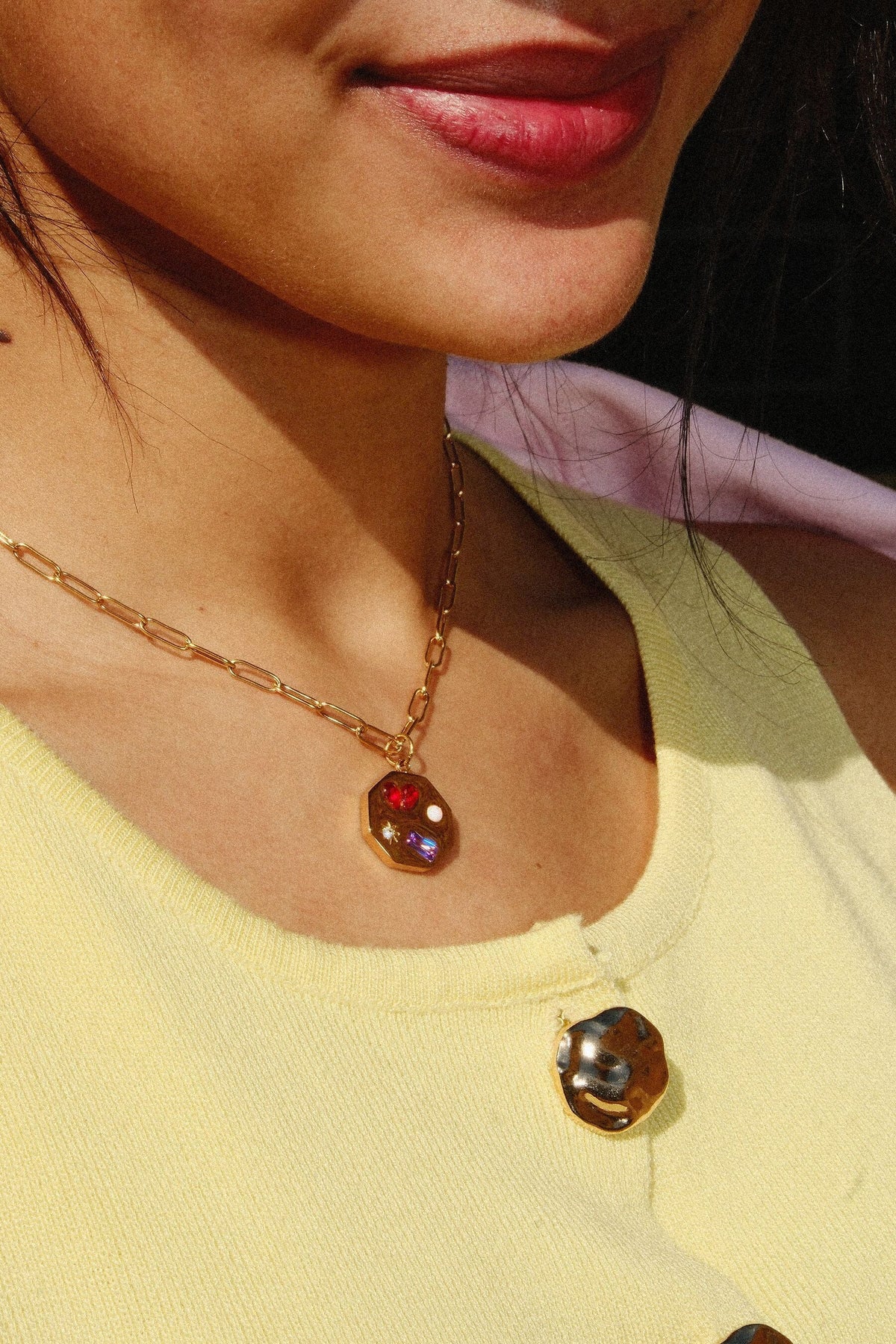 Heartbreaker Gemstone NecklaceMure + Grand