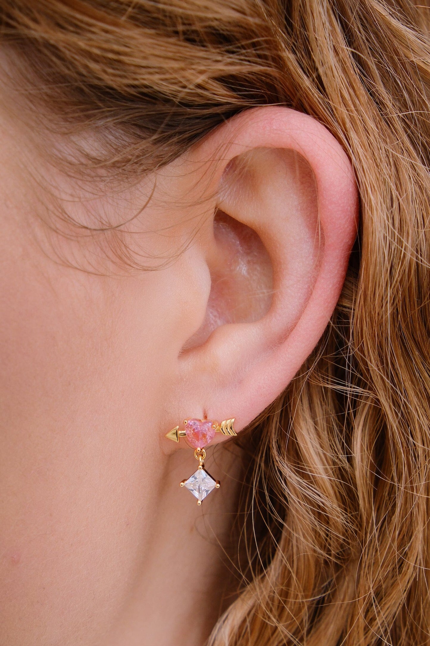 Heartbreaker Sterling Silver Stud Earrings Earrings mure + grand 