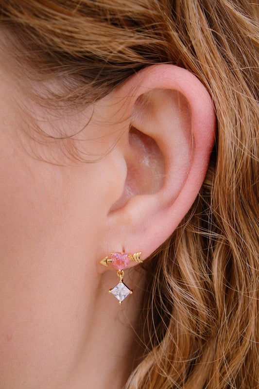 Heartbreaker Sterling Silver Stud Earrings Earrings mure + grand 