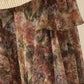 Hilda Floral-Print Mesh Tiered Side-Ruffle Maxi Skirt Clothing Promesa 