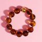 Honey Glaze Beaded Resin Bracelet Bracelet mure + grand 