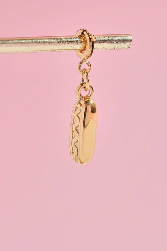 Hot dog Charm With Spring Clip Mure + Grand 