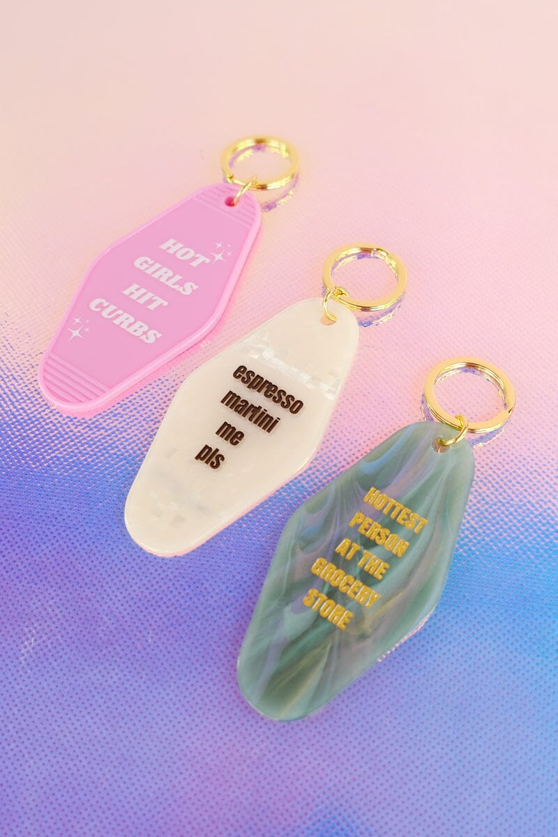 Hot Girls Hit Curbs Motel Keychain Keychain mure + grand 