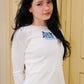 Hydrangeas Meet Me Out East Long Sleeve Baby Tee Baby Tee mure + grand 