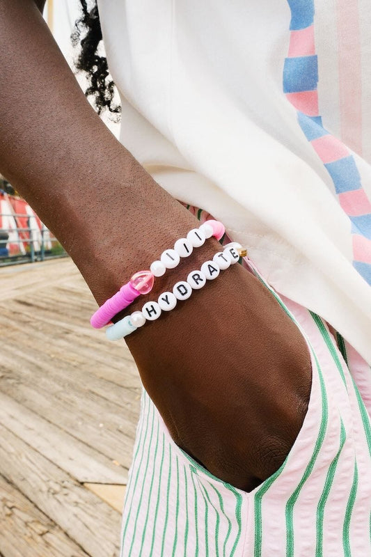 Hydrate Inspirational Beaded Bracelet Bracelet mure + grand 