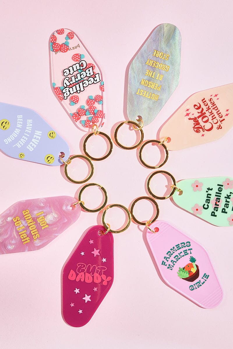 I got Anxious So I Left Motel Keychain Keychain mure + grand 