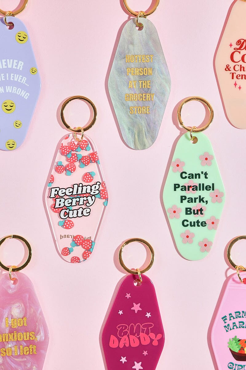 I got Anxious So I Left Motel Keychain Keychain mure + grand 