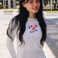 I Love Boston Long Sleeve Baby Tee Baby Tee mure + grand 