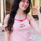 I Love NYC Embroidery Tank Top Clothing mure + grand 