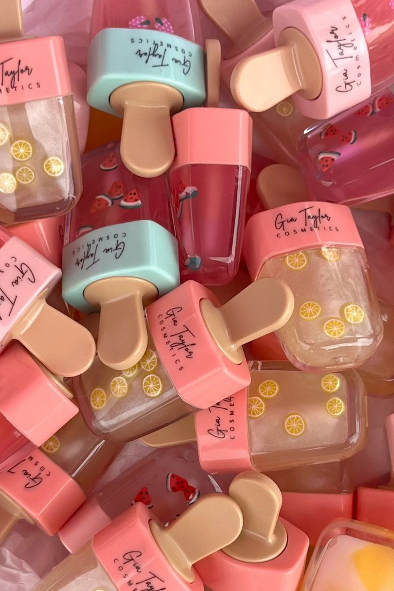 Ice Cream Pop Shaped Lip Glosses Beauty Gia Taylor 