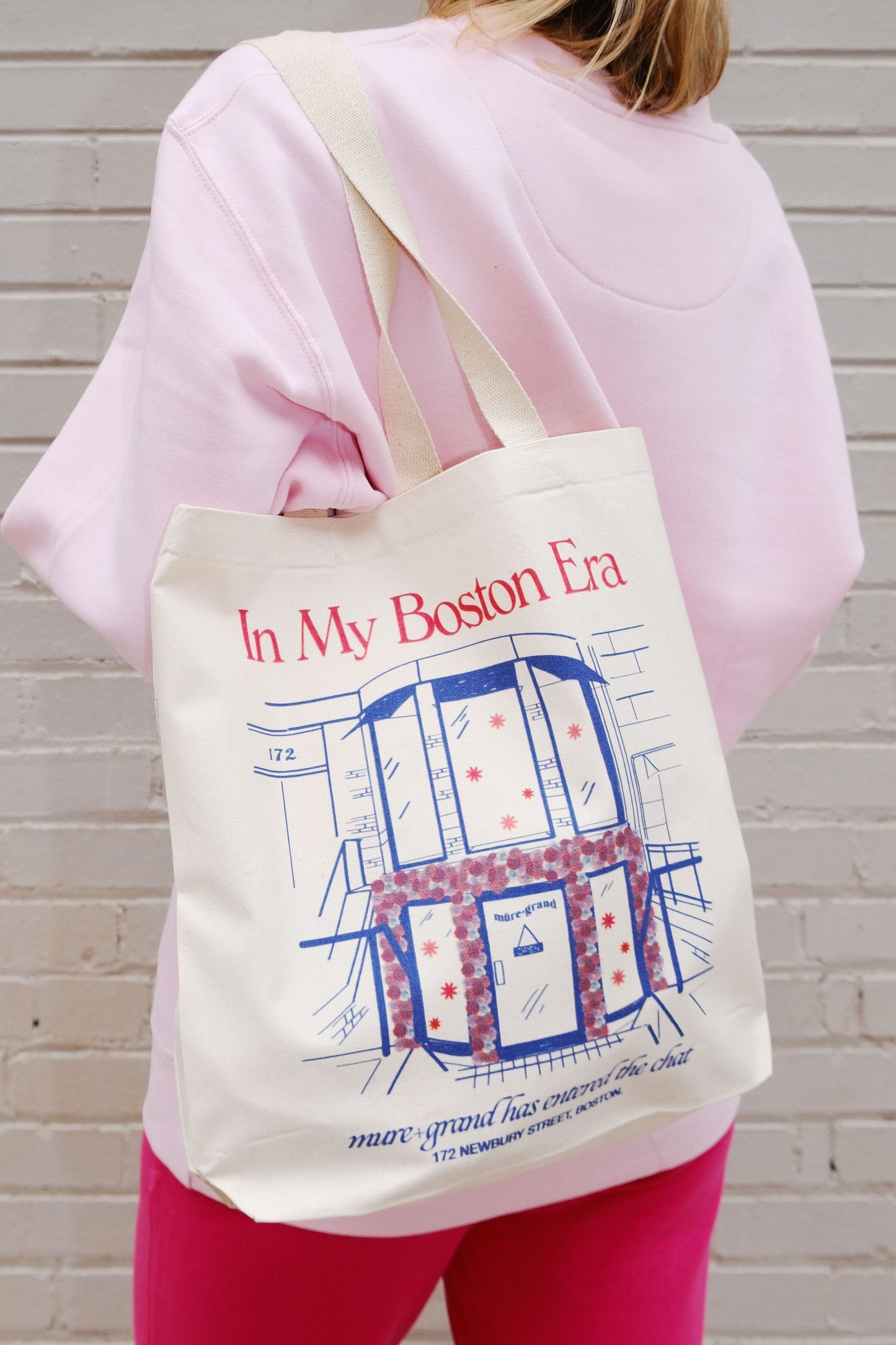 In My Boston Era Tote Bag Canvas Tote Bag mure + grand 