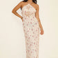 Inaya Floral Lace Halter Maxi Dress Clothing Bailey Rose 