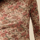 Isolde Roses Floral Mesh Mock-Neck Top Clothing Promesa 