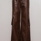 Jacinta Vegan Leather Cargo Pants Clothing Pretty Garbage 