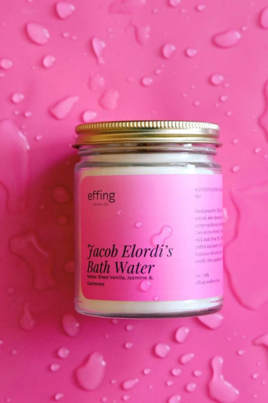 Jacob Elordi's Bath Water Candle Candle Effing Candle Co. 