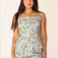 Jagoda Sleeveless Button-Front Top With Strawberry Print Clothing Bailey Rose 