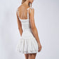 Journee Round Neck with Adjustable Tie Strap Mini Dress Clothing Sky to Moon 