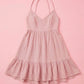 Kinsley Ruffle Mini Dress Clothing Mure + Grand M&G Pink XS 
