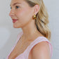Kinsley Scooped Hoop Earrings Earrings mure + grand Gold 