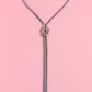 Knotted Y Shaped Necklace Necklaces mure + grand 