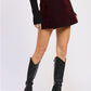 Lainey Mini Suede Skort Clothing Emory Park 