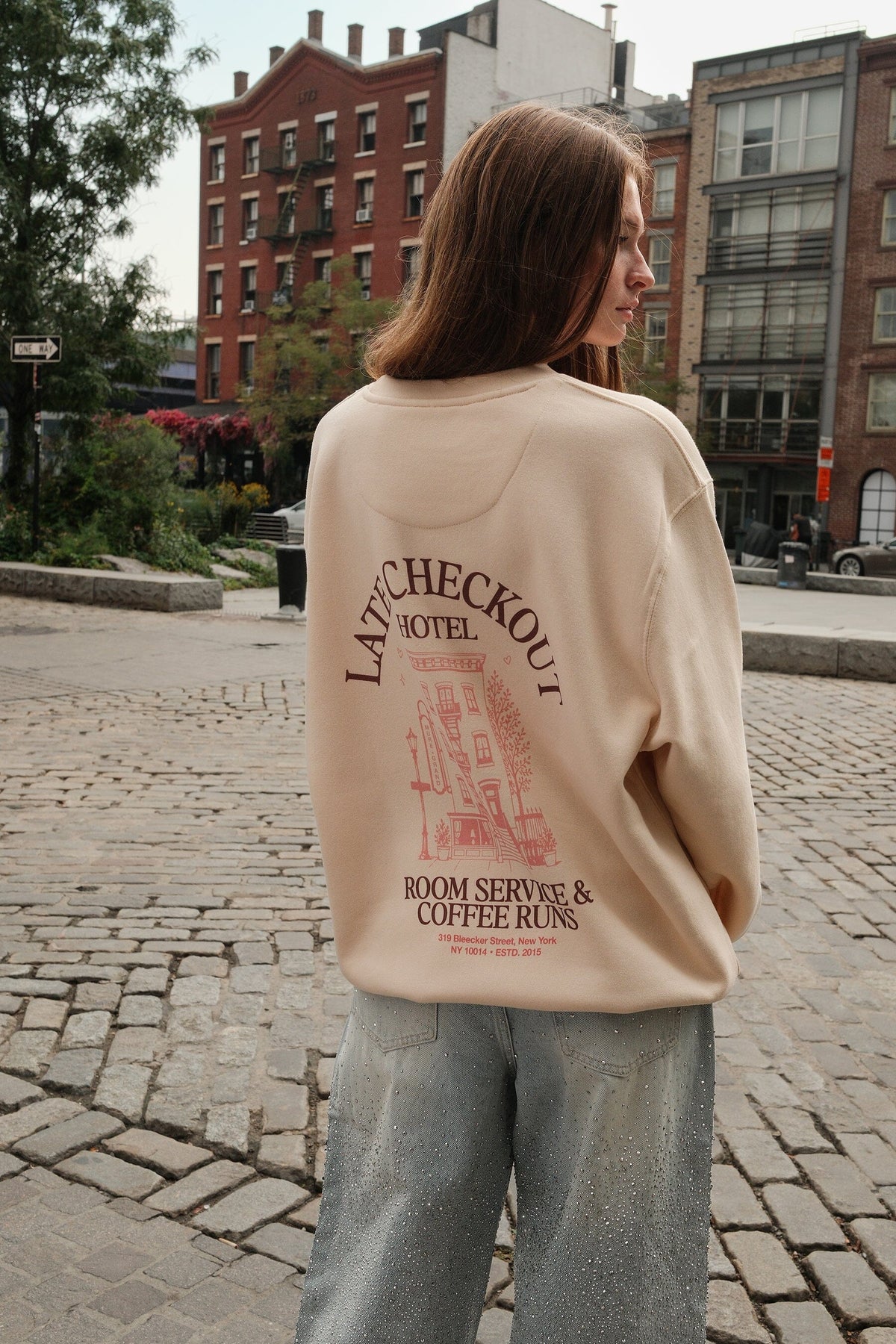 Late Checkout Graphic Sweatshirt sweatshirt mure + grand 