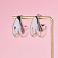Lava Flow Statement Earrings Earrings mure + grand Silver 