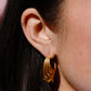 Layered Oval Hoop Earrings mure + grand 