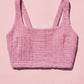 Leah Crop Top Clothing Mure + Grand M&G Pink S/M 