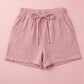 Leah Drawstring Short Clothing Mure + Grand M&G Pink XS 