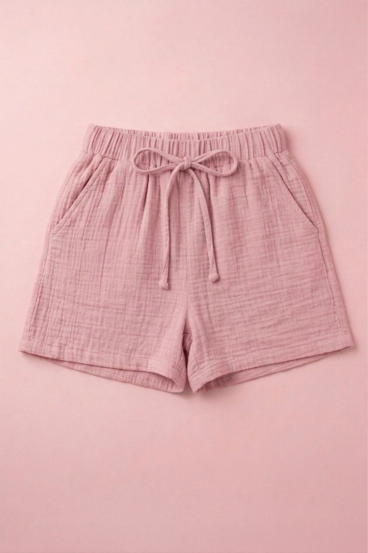Leah Drawstring Short Clothing Mure + Grand M&G Pink XS 