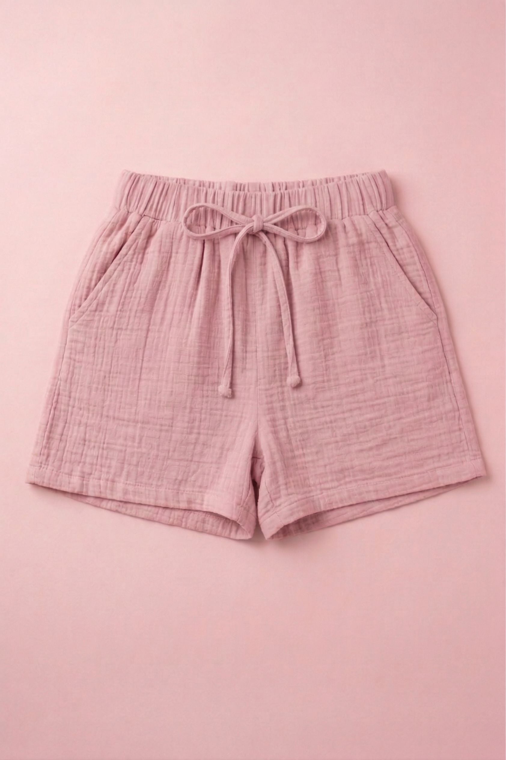 Leah Drawstring Short Clothing Mure + Grand M&G Pink XS 