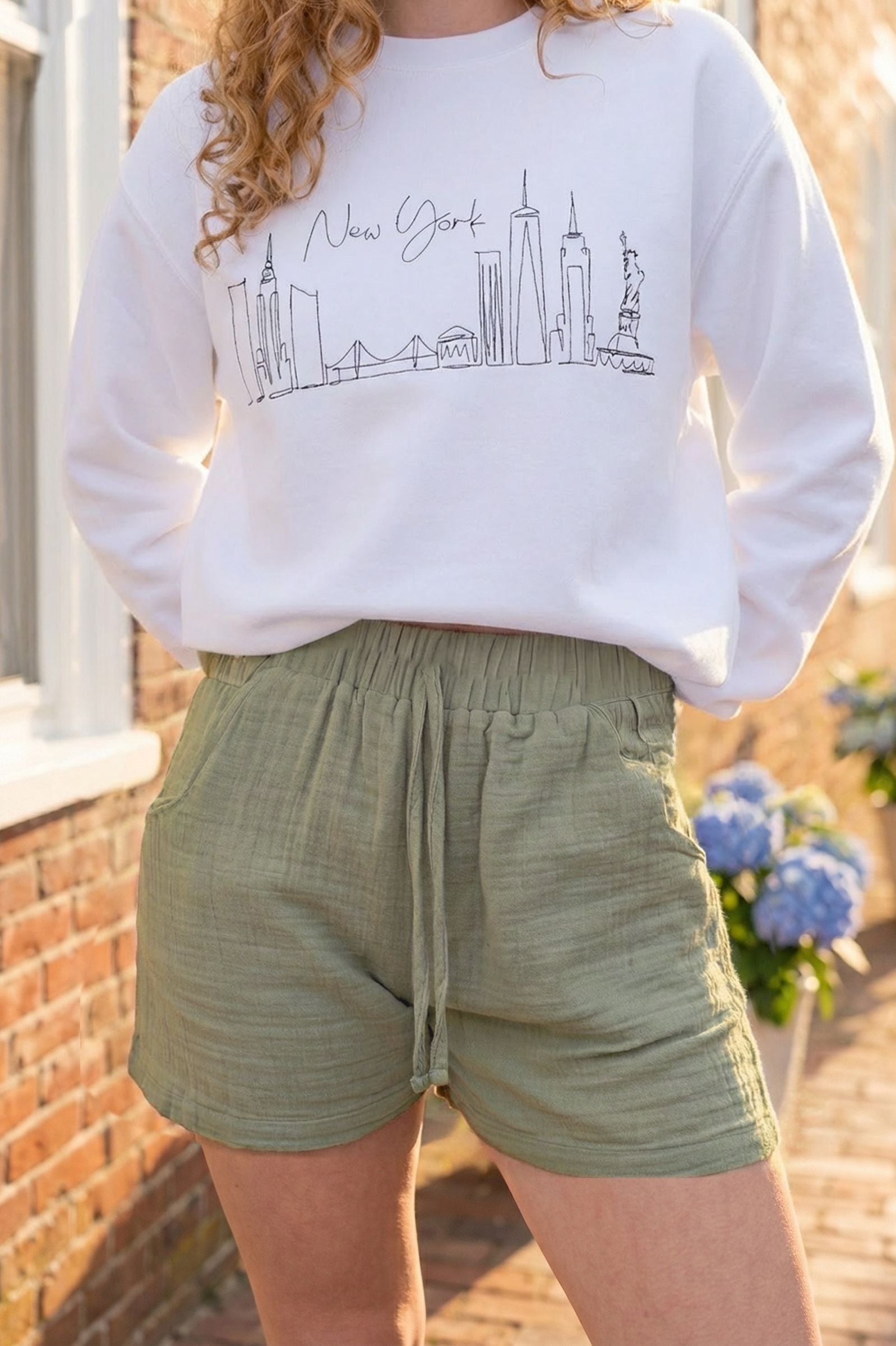 Leah Drawstring Short Clothing Mure + Grand Mint XS 