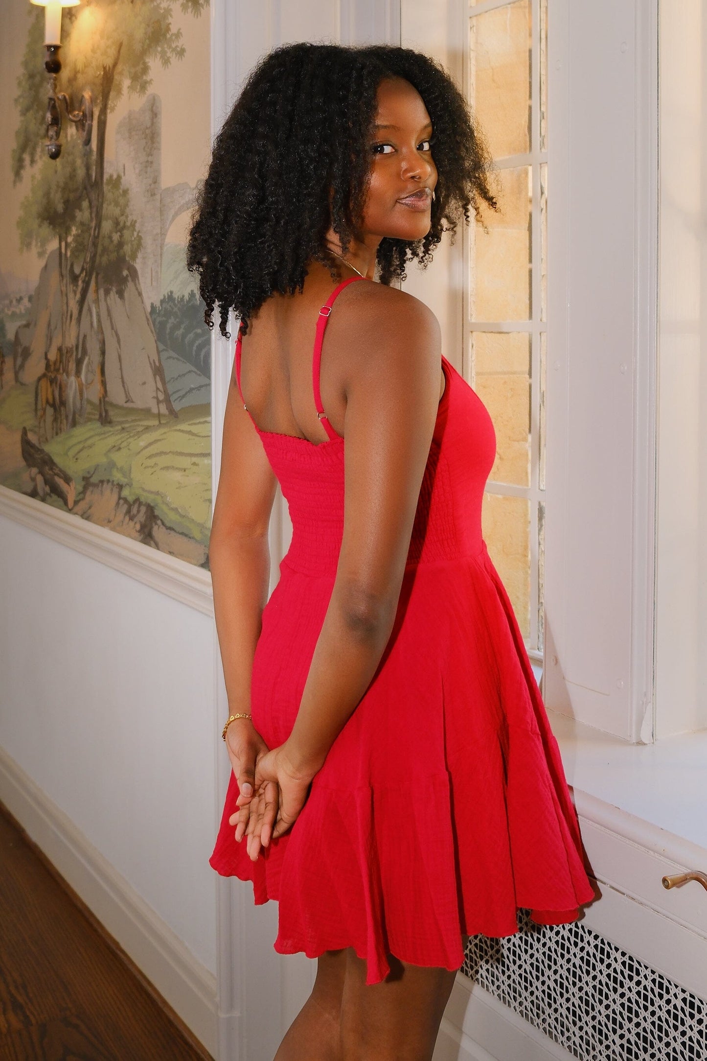 Leilana A Line Mini Dress