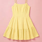 Leilana A Line Mini Dress Clothing Mure + Grand Butter Yellow XS 