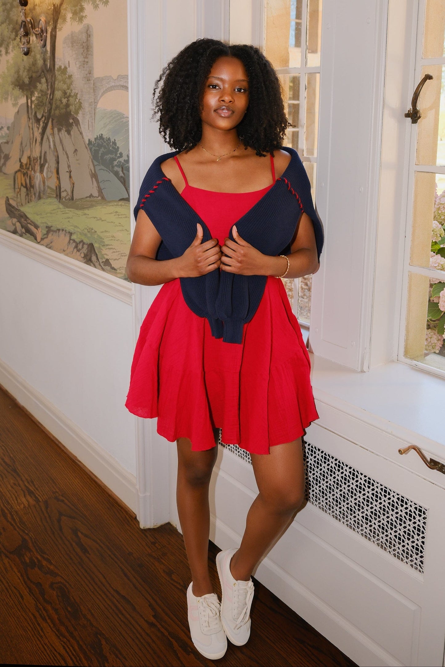 Leilana A Line Mini Dress