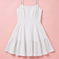 Leilana A Line Mini Dress Clothing Mure + Grand White XS 