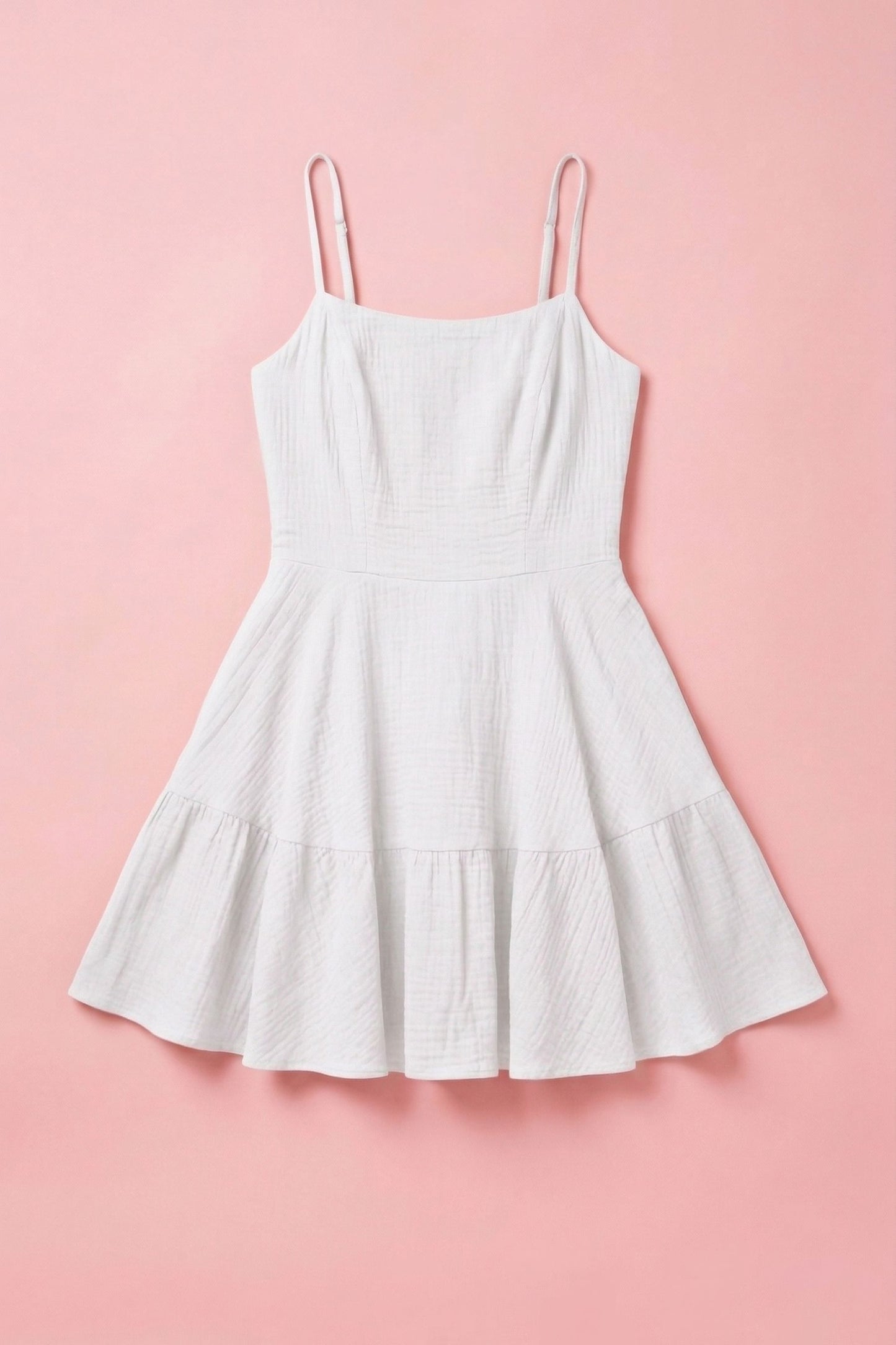 Leilana A Line Mini Dress Clothing Mure + Grand White XS 