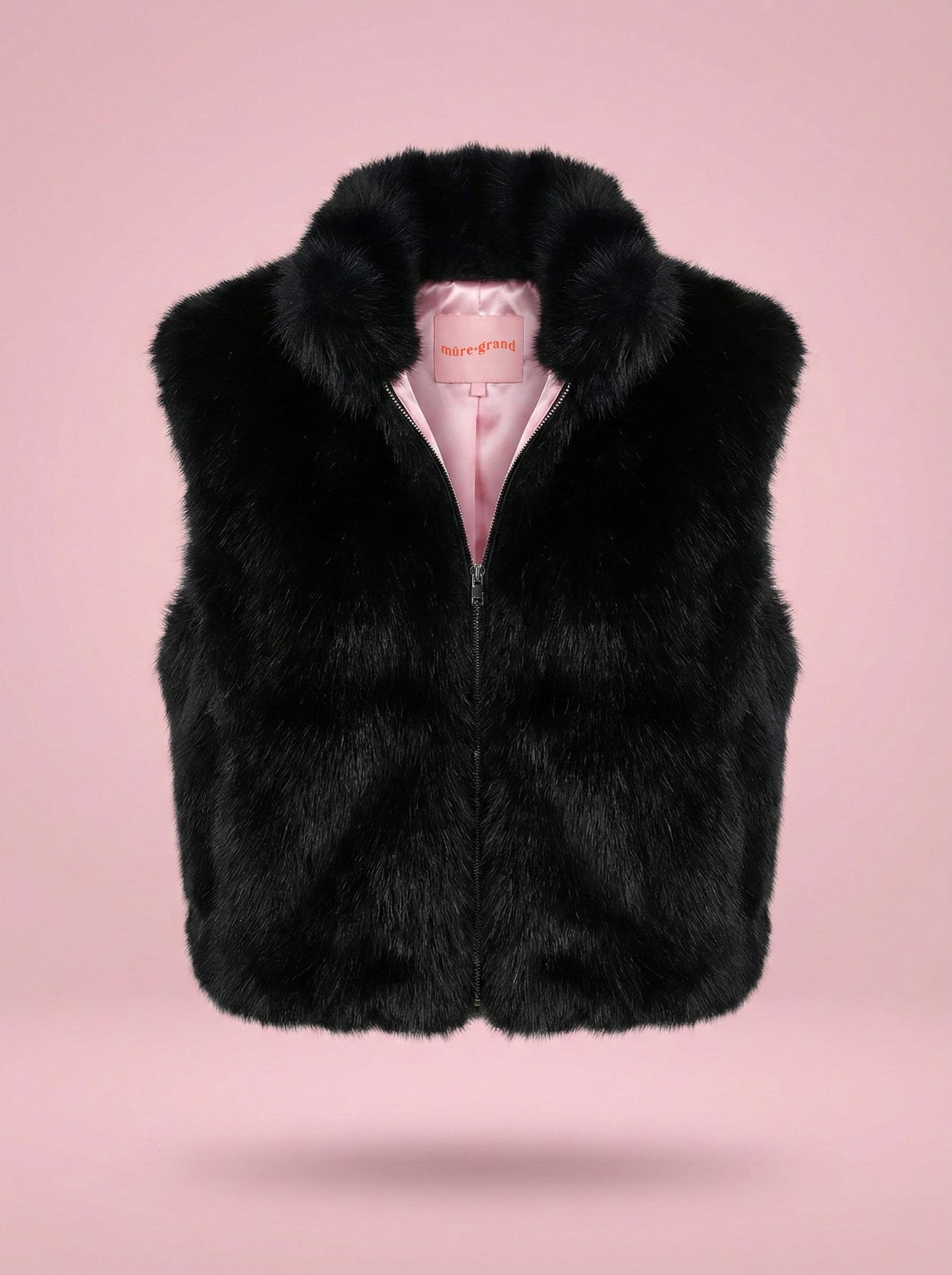 Leilani Faux Fur Vest Jacket Clothing mure + grand 