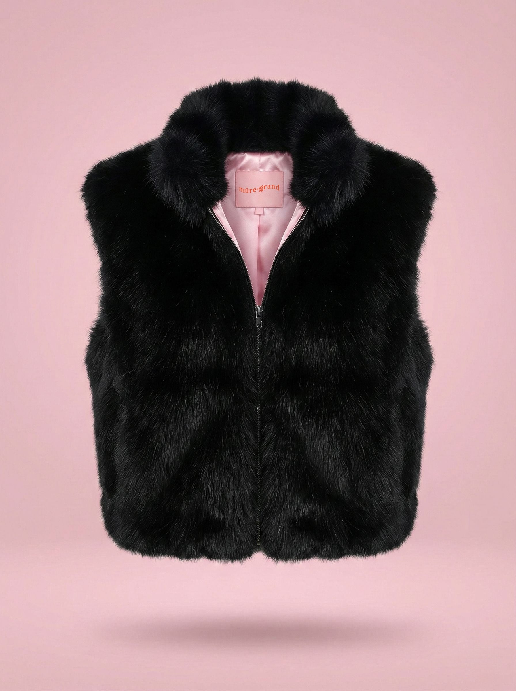 Leilani Faux Fur Vest Jacket Clothing mure + grand 